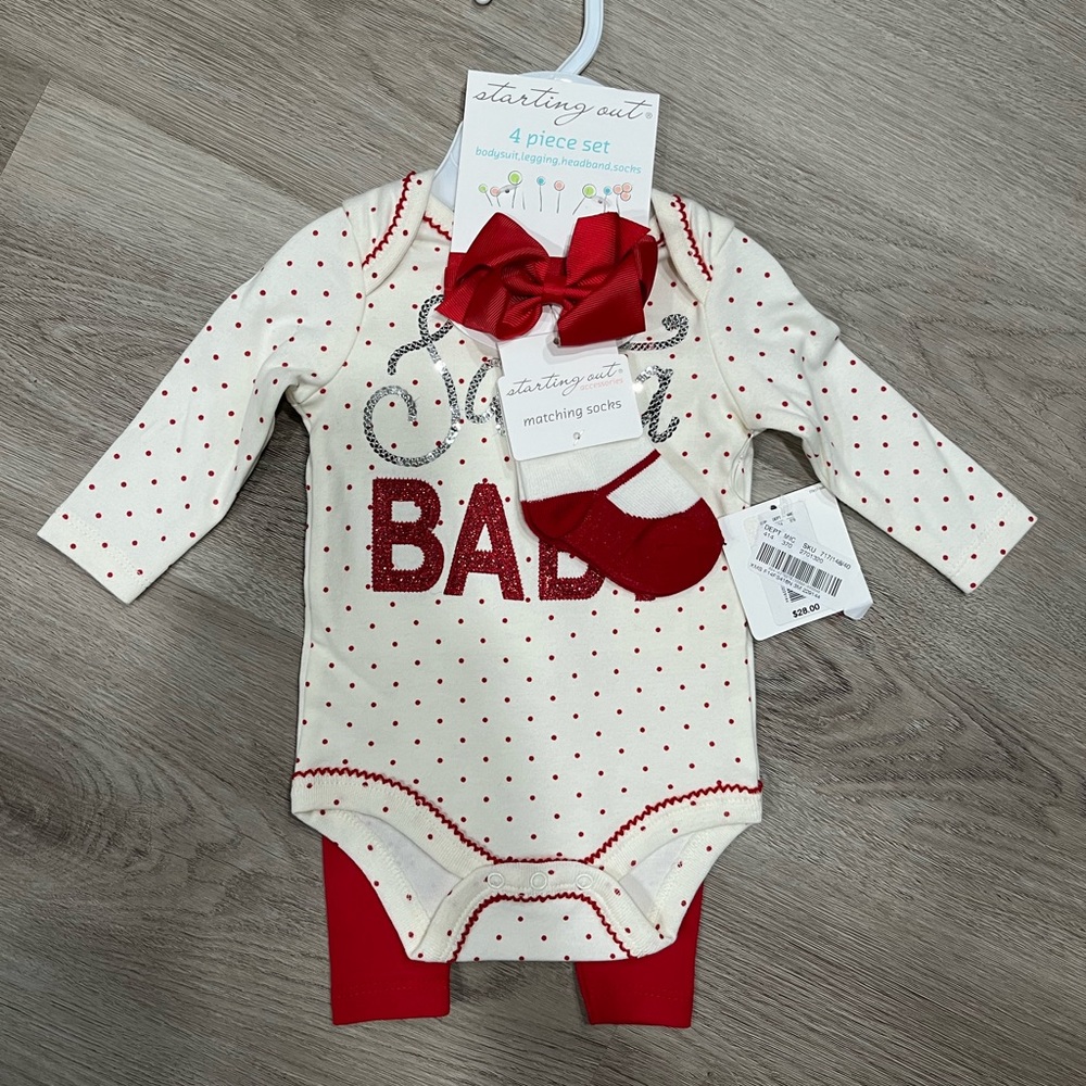 “Santa Baby” 4 Piece Set